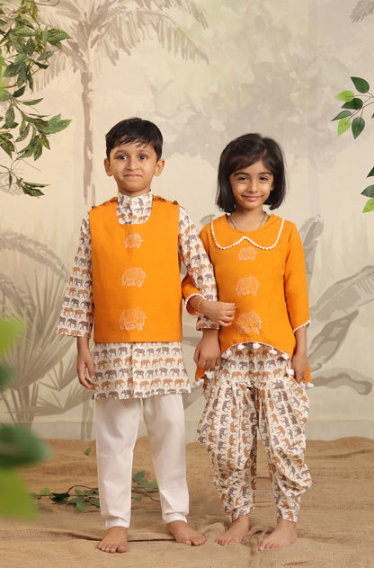 BOYS ELEPHANT 3PC BANDI SET