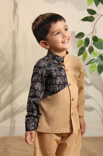 BOY ELEPHANT SHIRT SET