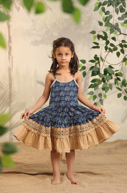 GIRL ELEPHANT FROCK