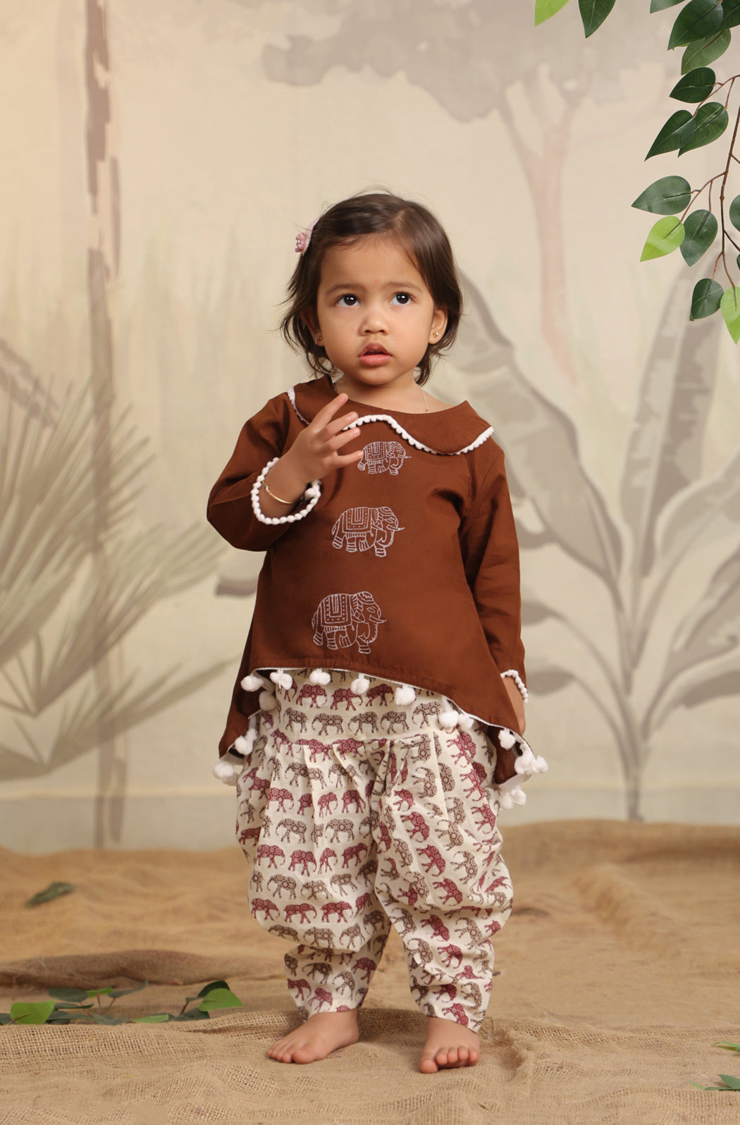 GIRL ELEPHANT TOP SET