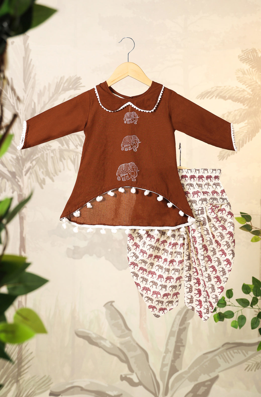 GIRL ELEPHANT TOP SET