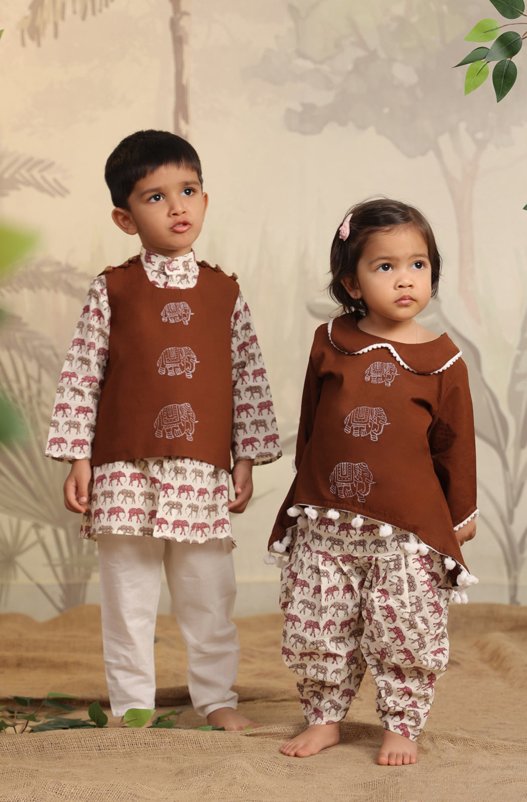 GIRL ELEPHANT TOP SET