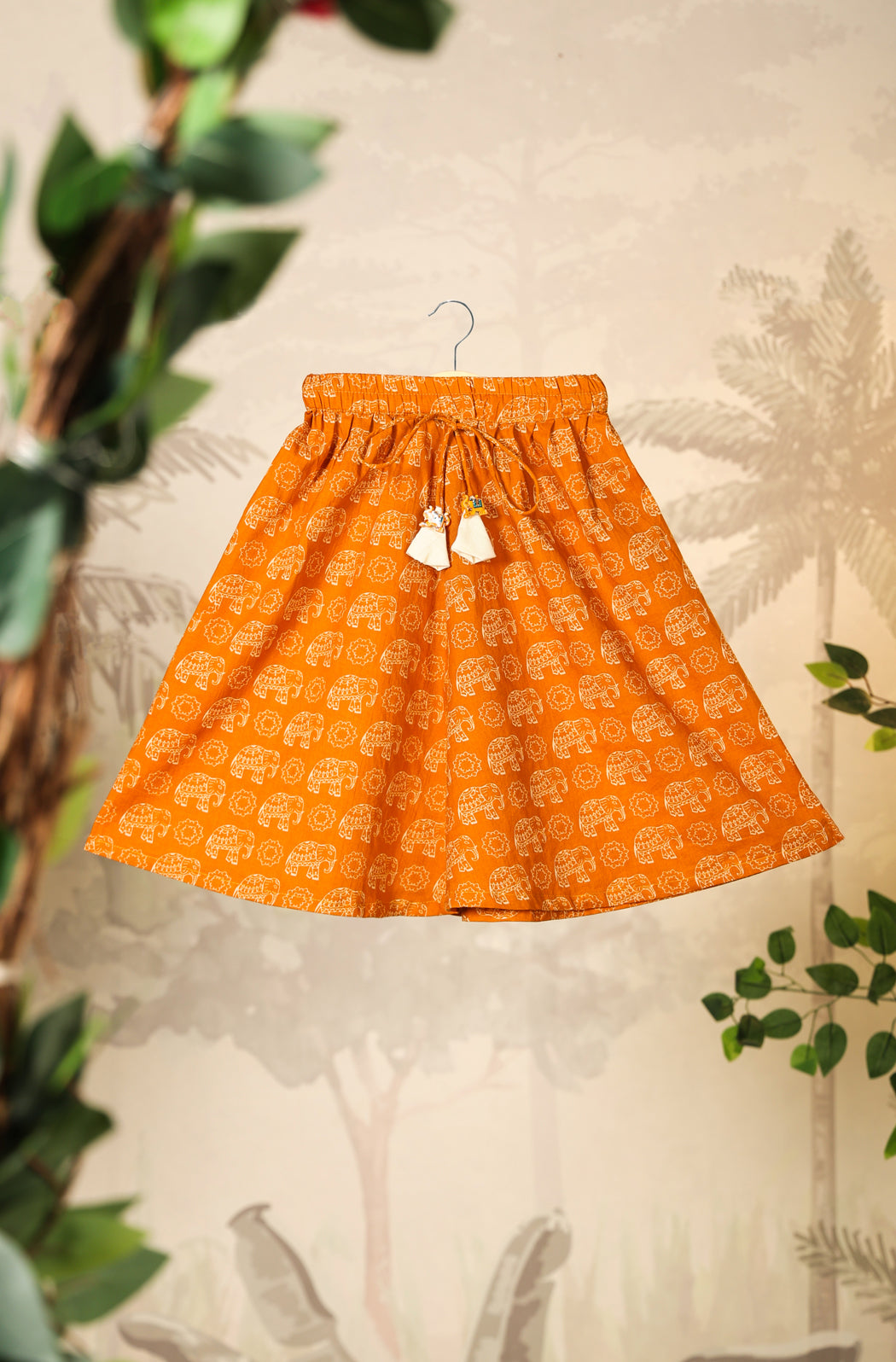 GIRL ELEPHANT SKIRT TOP SET