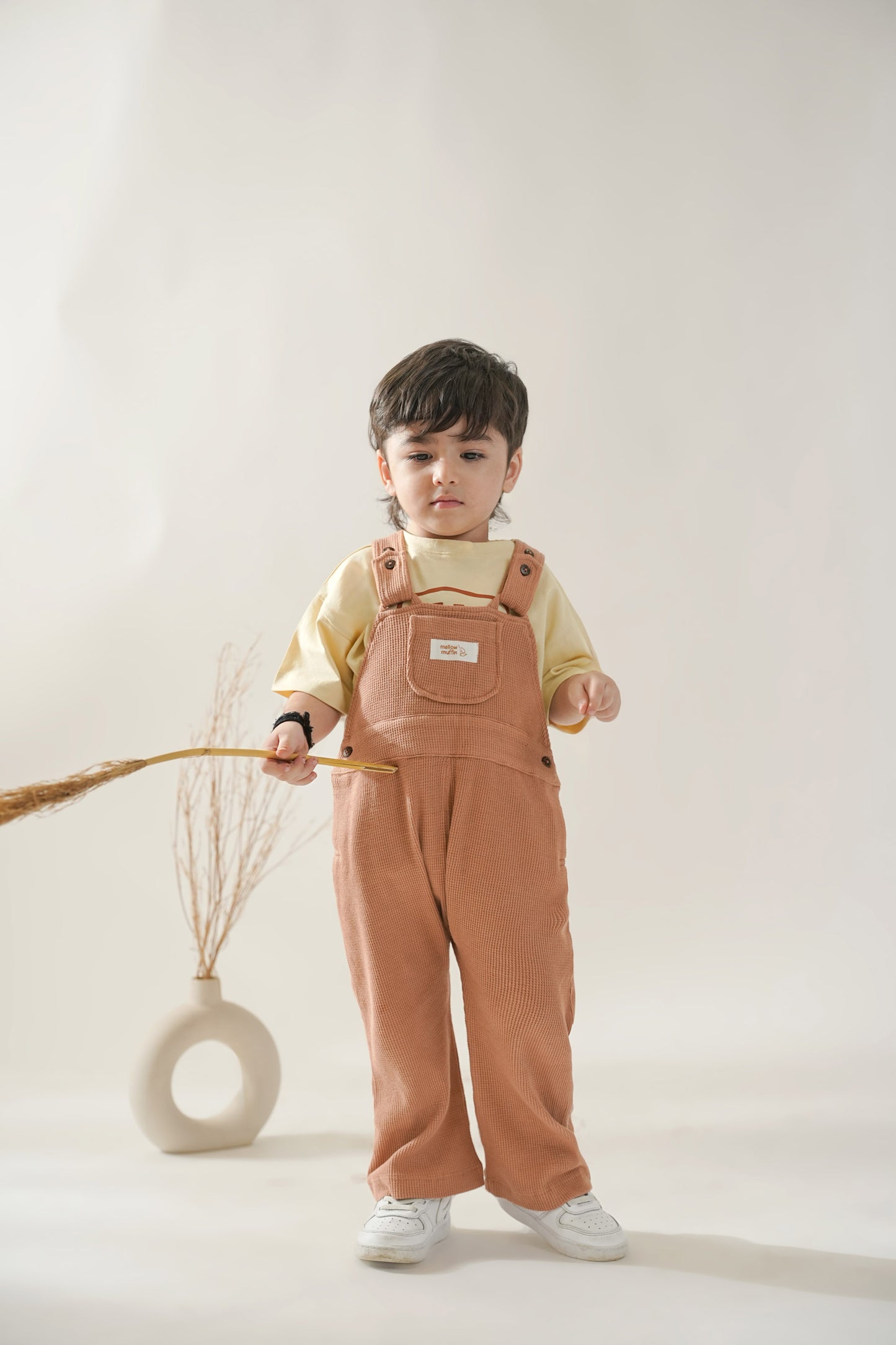 Mocha dungaree