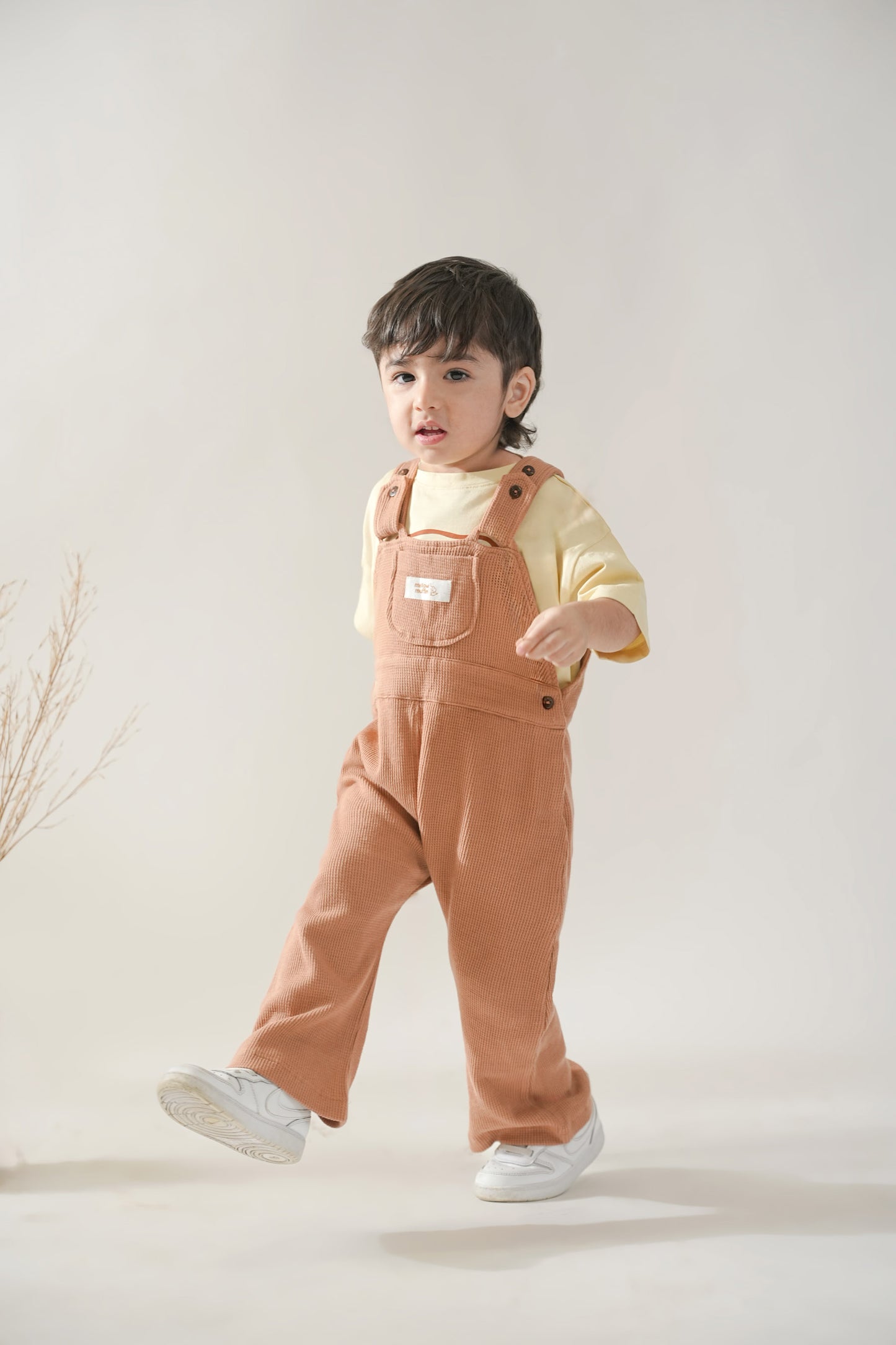 Mocha dungaree