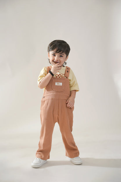 Mocha dungaree
