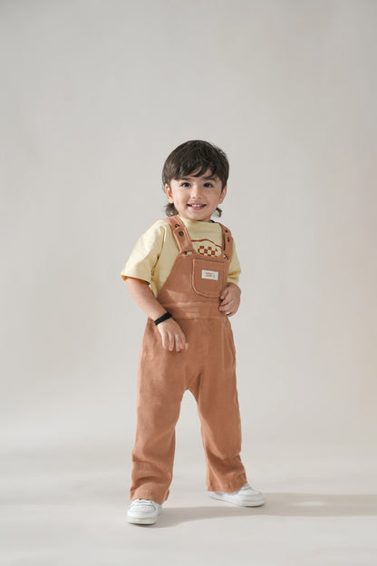 Mocha dungaree