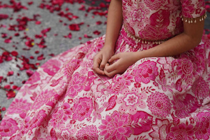 PRINTED FLORAL LEHENGA