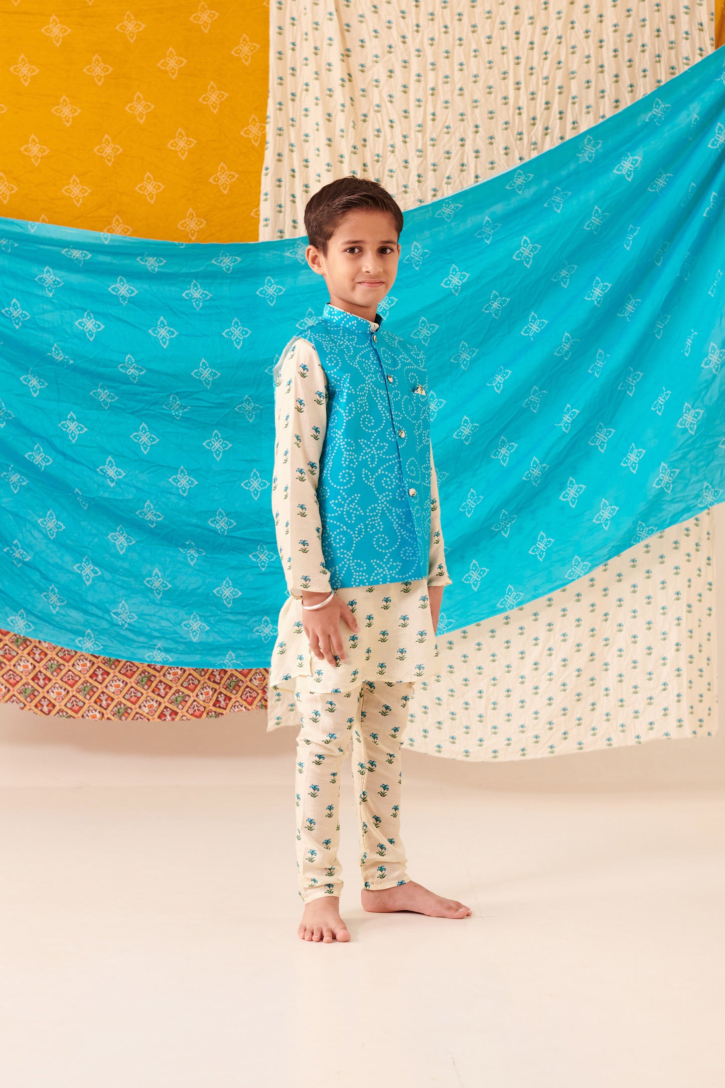 BOY BANDHANI 3PC  BANDI SET