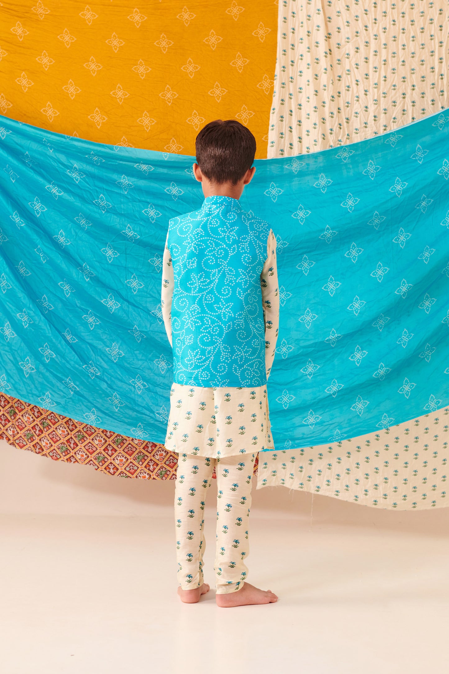 BOY BANDHANI 3PC  BANDI SET