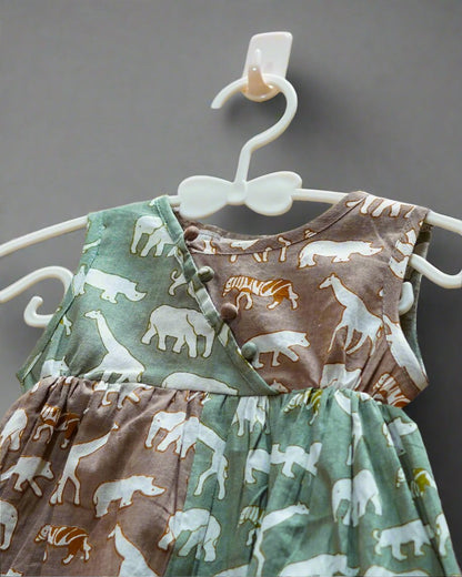 Dual Tone Safari Frock