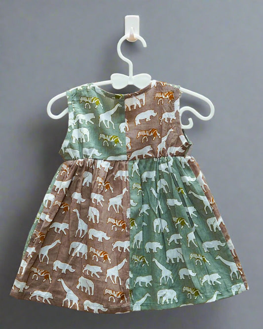 Dual Tone Safari Frock