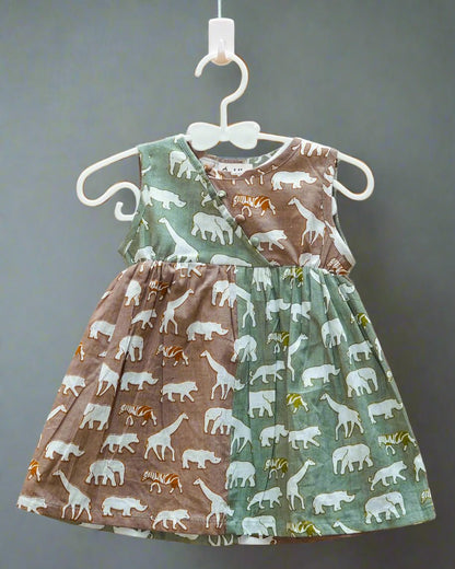 Dual Tone Safari Frock
