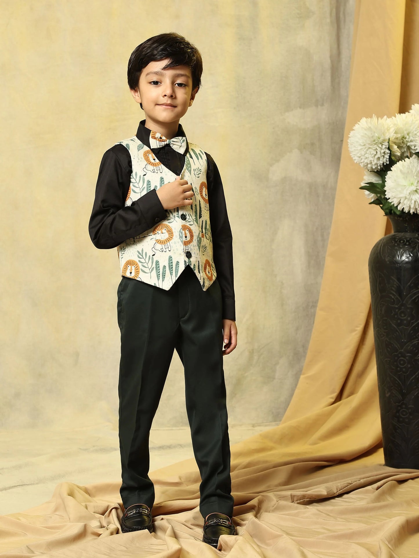 LION WAIST COAT SET