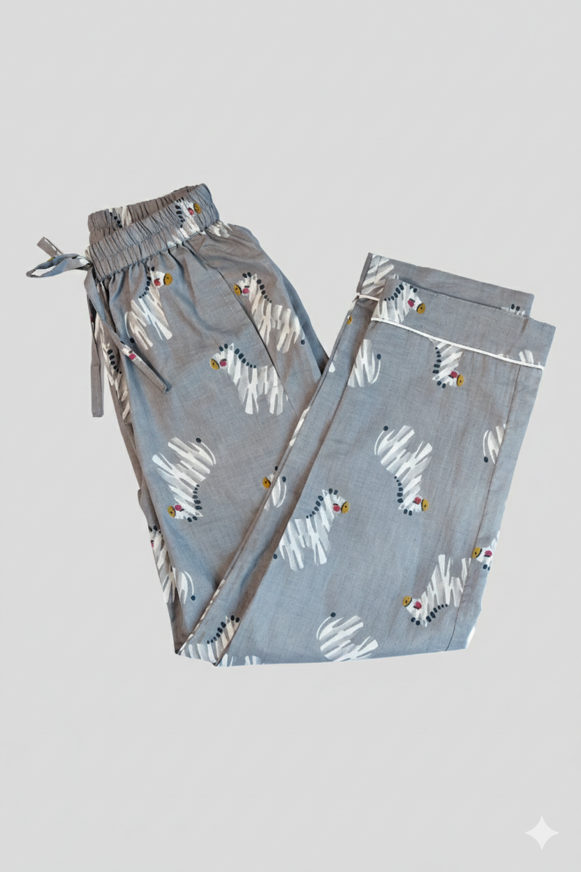 Gentle Zebras night suit