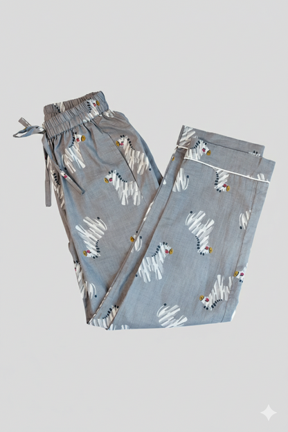 Gentle Zebras night suit