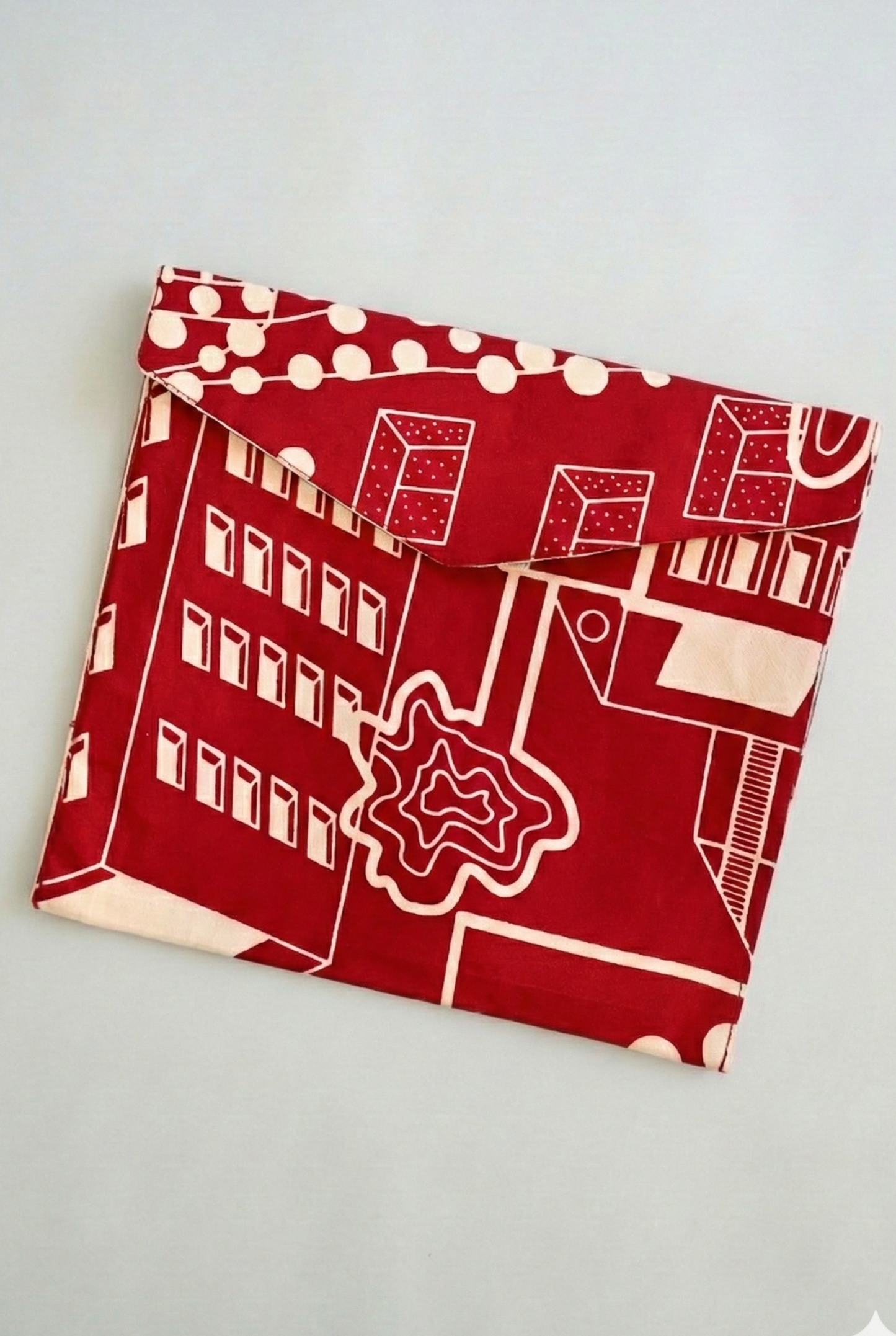 Red Doodle Dream Night Suit