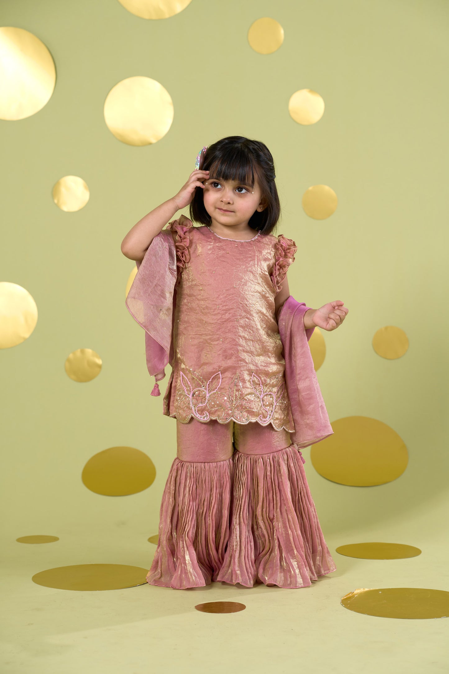 PINK BIRD SHARARA MIRROR SET