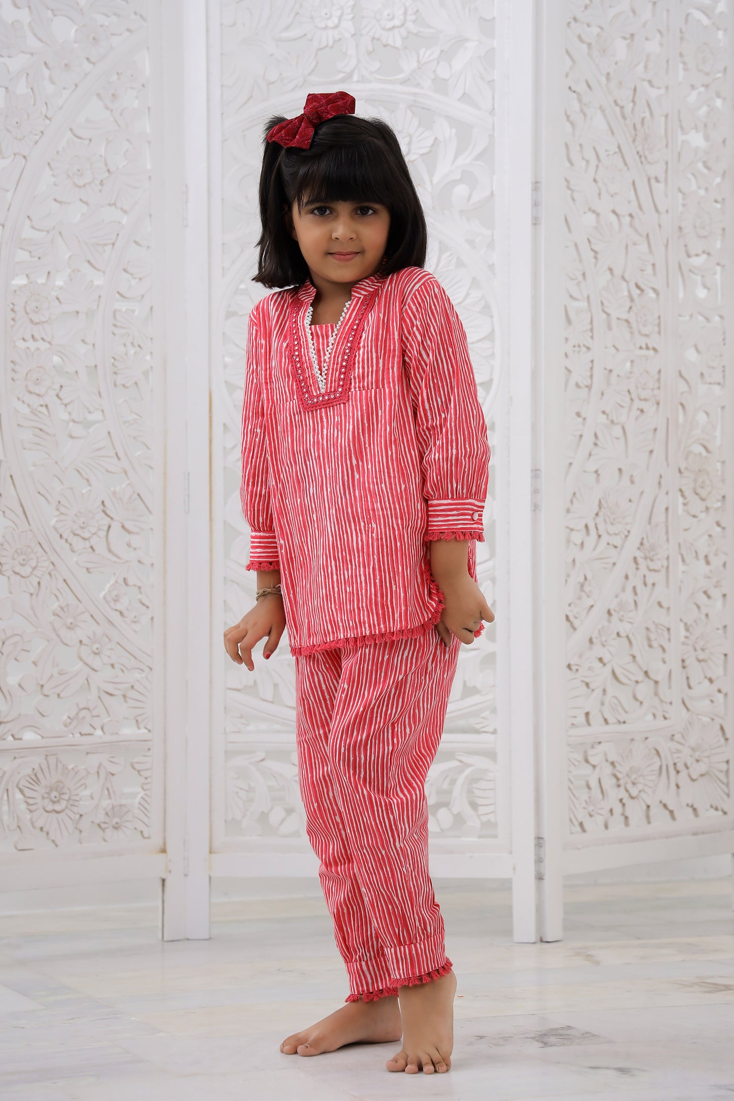 CRIMSON-STRIPES-KURTI-SALWAR