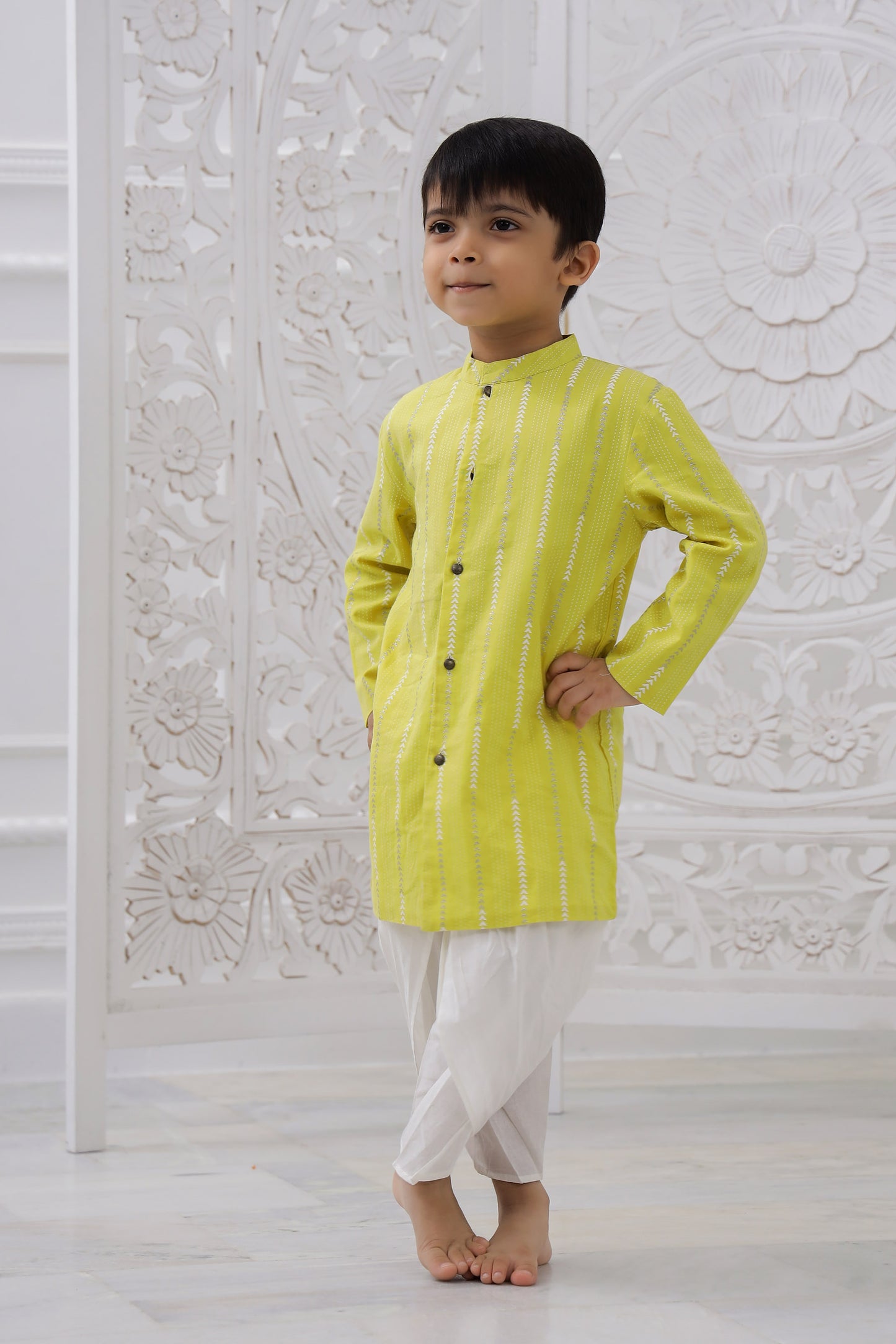 SUNLIGHT SILVER ARROW SHERWANI SET