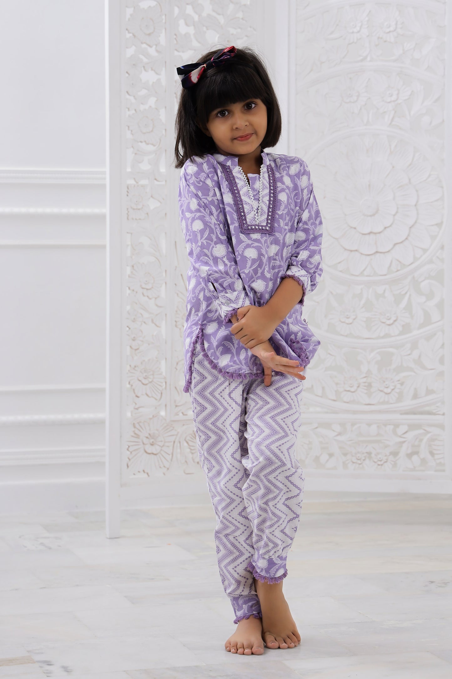 LILAC-FLORAL-KURTI-SALWAR