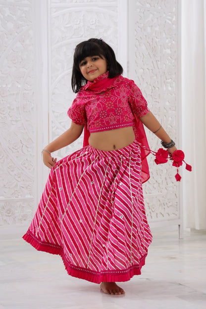 PINK-LEHRIYA-LEHENGA