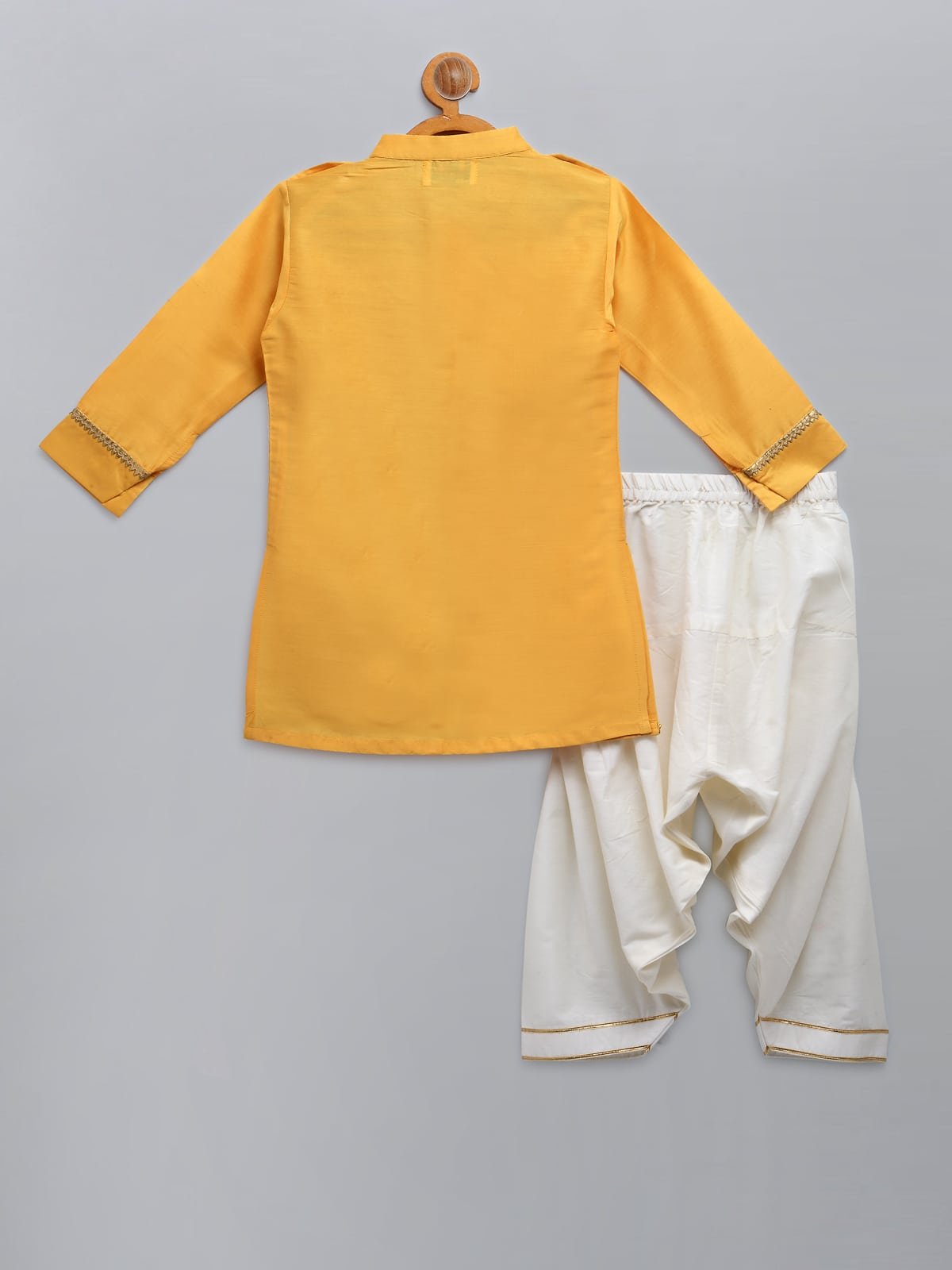 EID MUBARAK EMBROIDERED KURTA WITH SALWAR