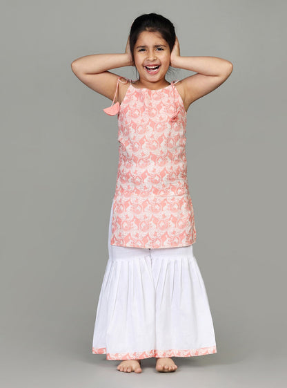 COTTON KURTA SHARARA