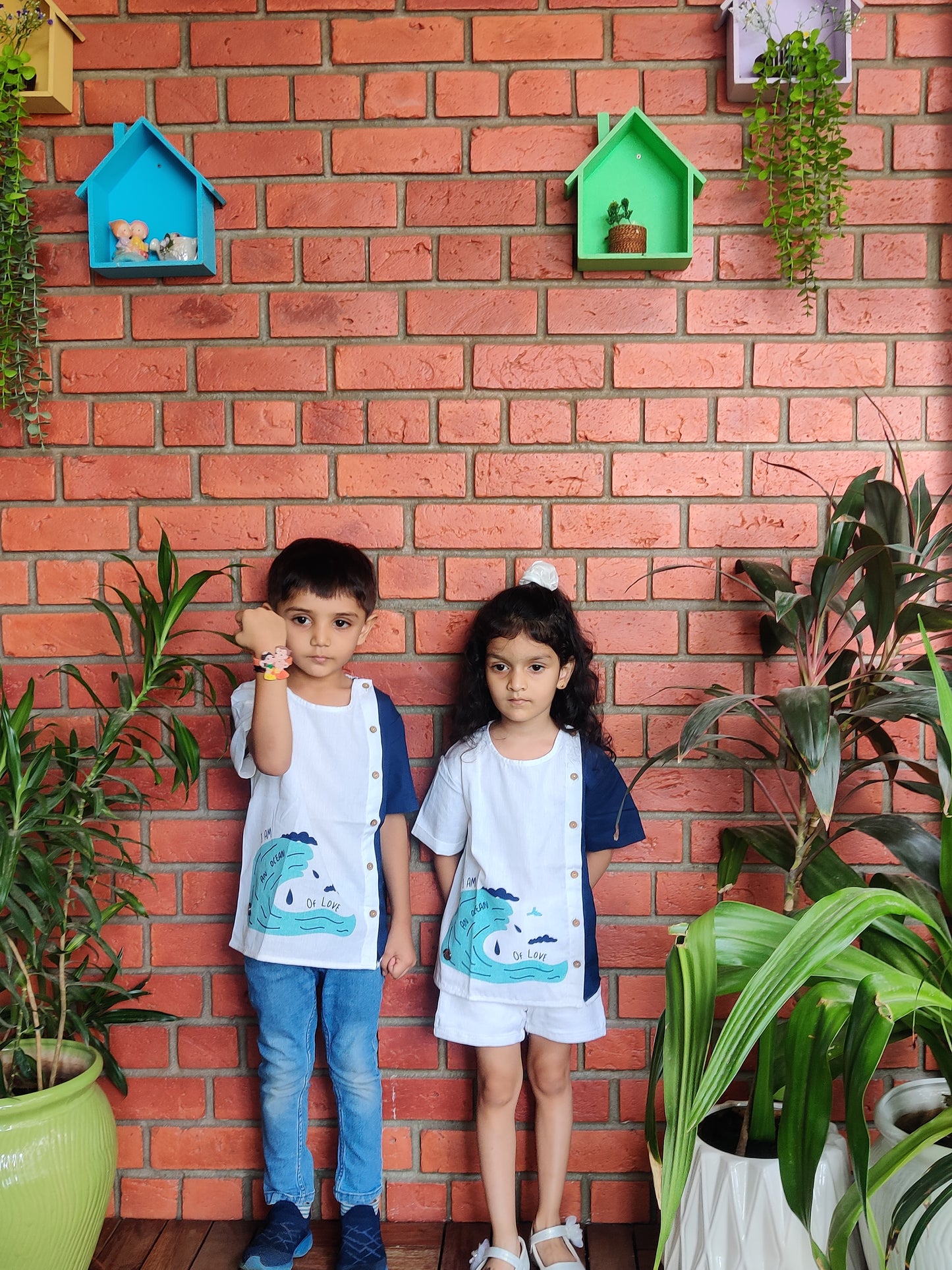 Ocean unisex 3/4th kurta