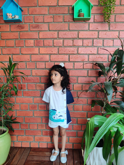 Ocean unisex 3/4th kurta