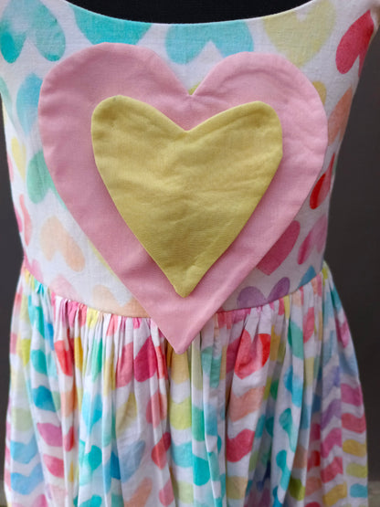 HEART PINK DRESS