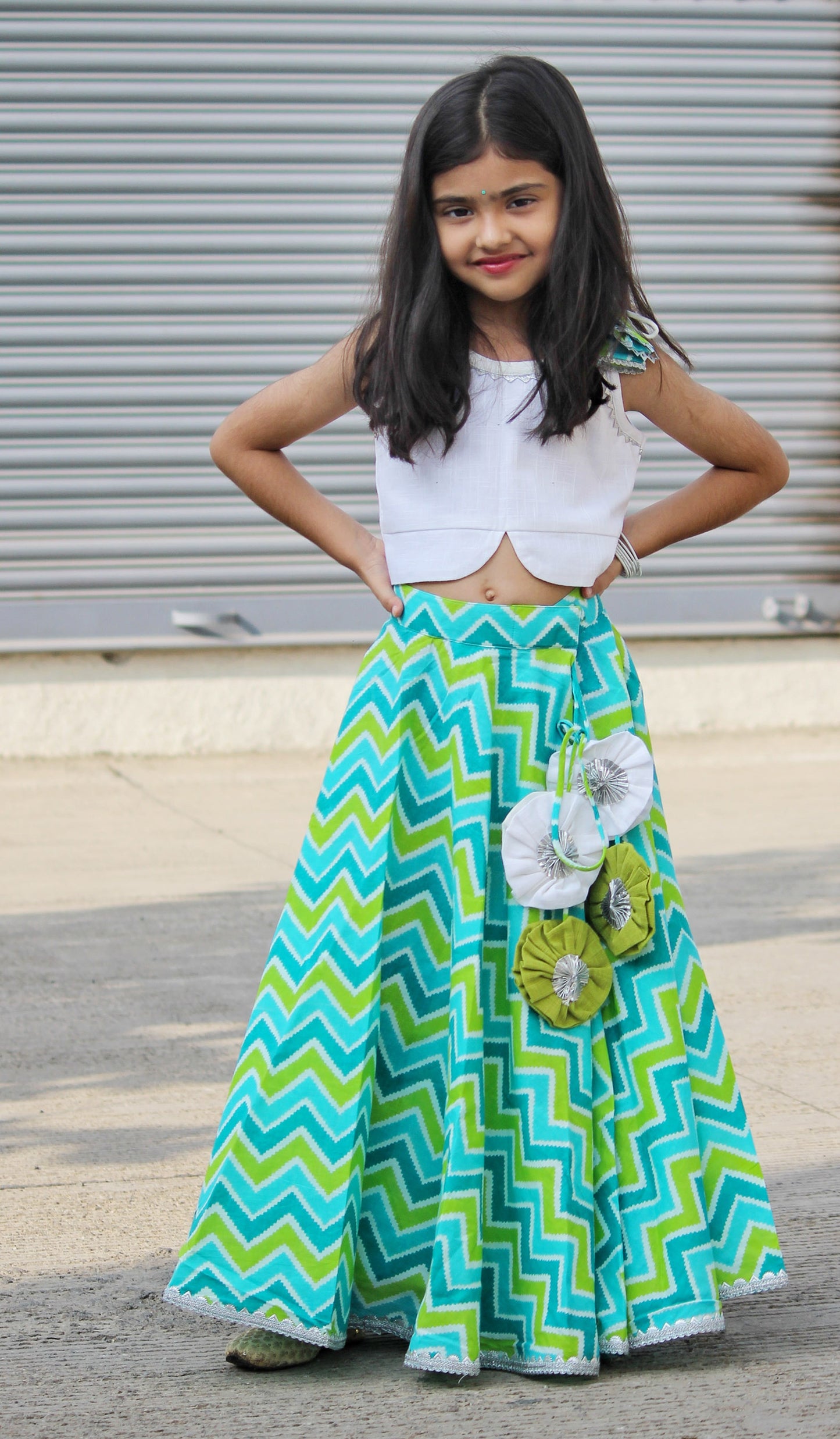 Emerald Meadows Lehenga Set