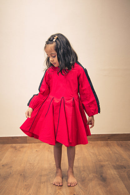 RUBY PINK TWIRL FROCK