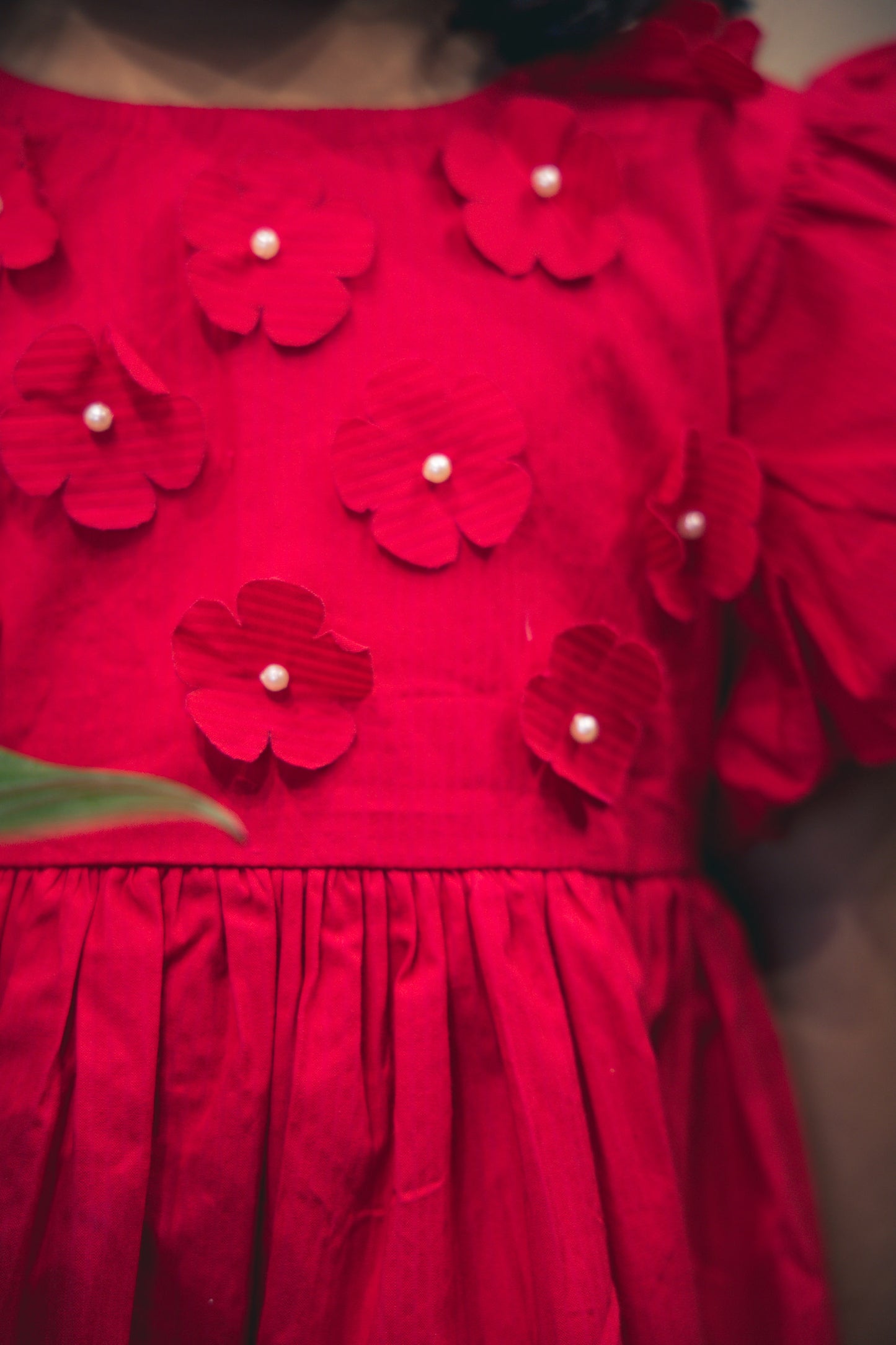 RASPBERRY PINK FROCK WITH BOW