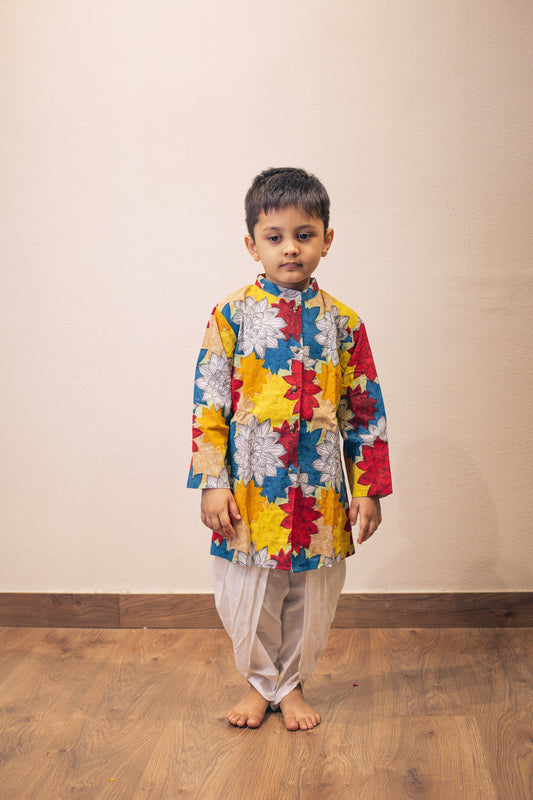 VIBRANT DAHLIA SHERWANI