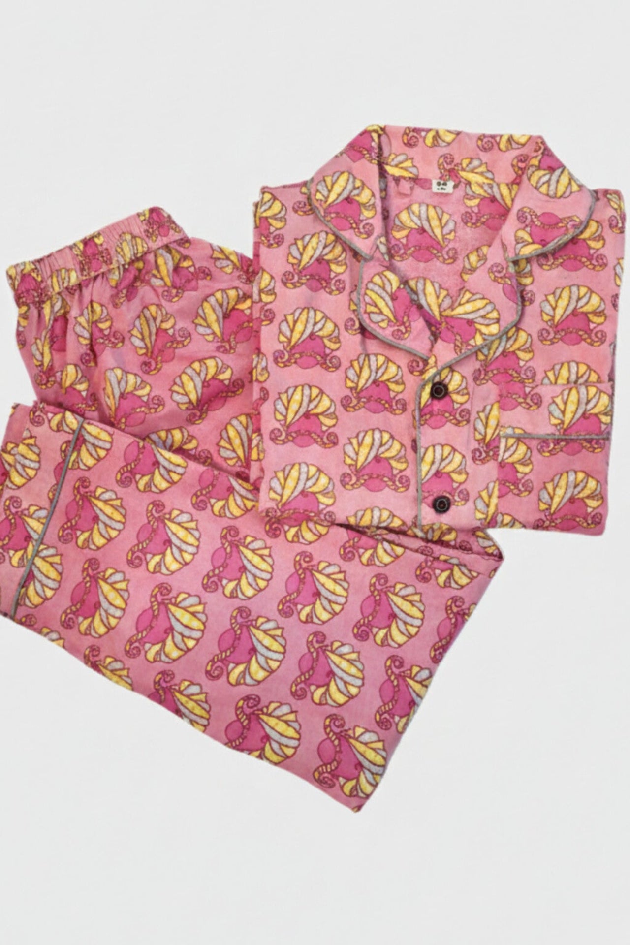 Blush Turban Tales Night Suit