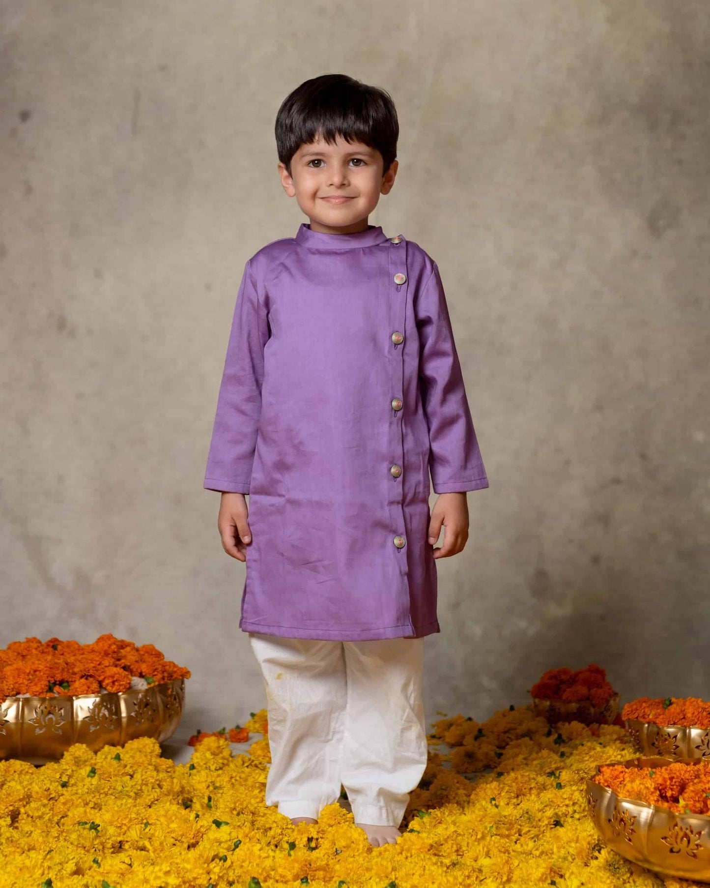 LAVENDER KURTA SET