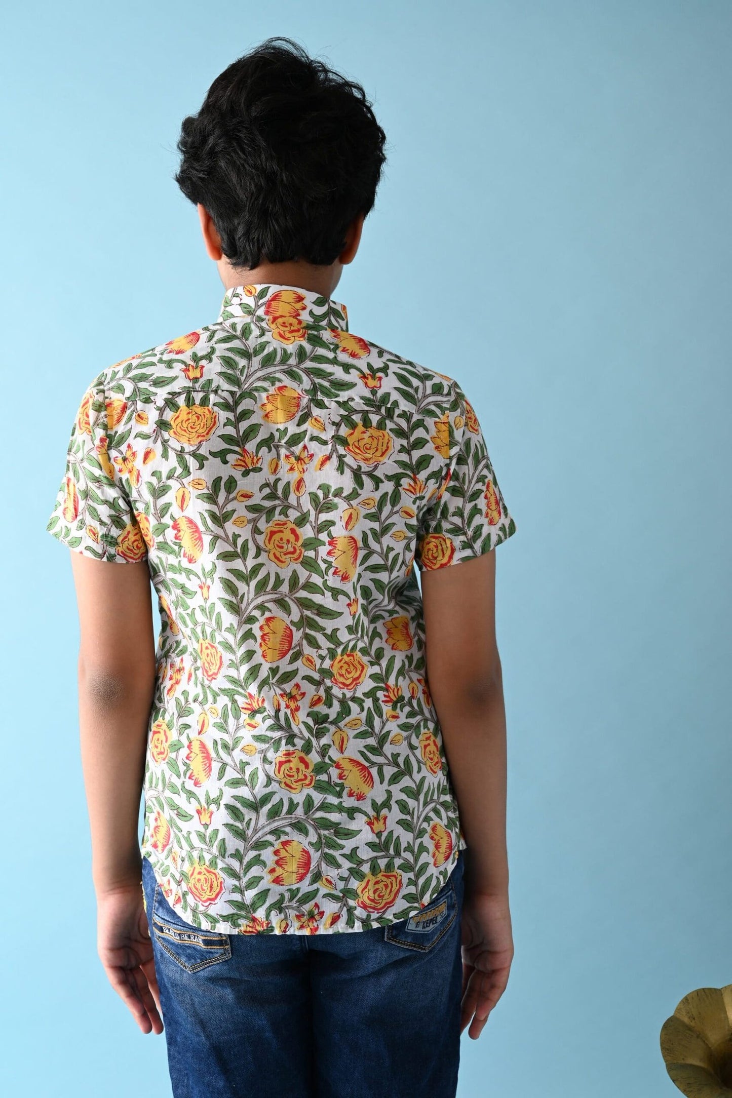 YELLOW COTTON SHIRT
