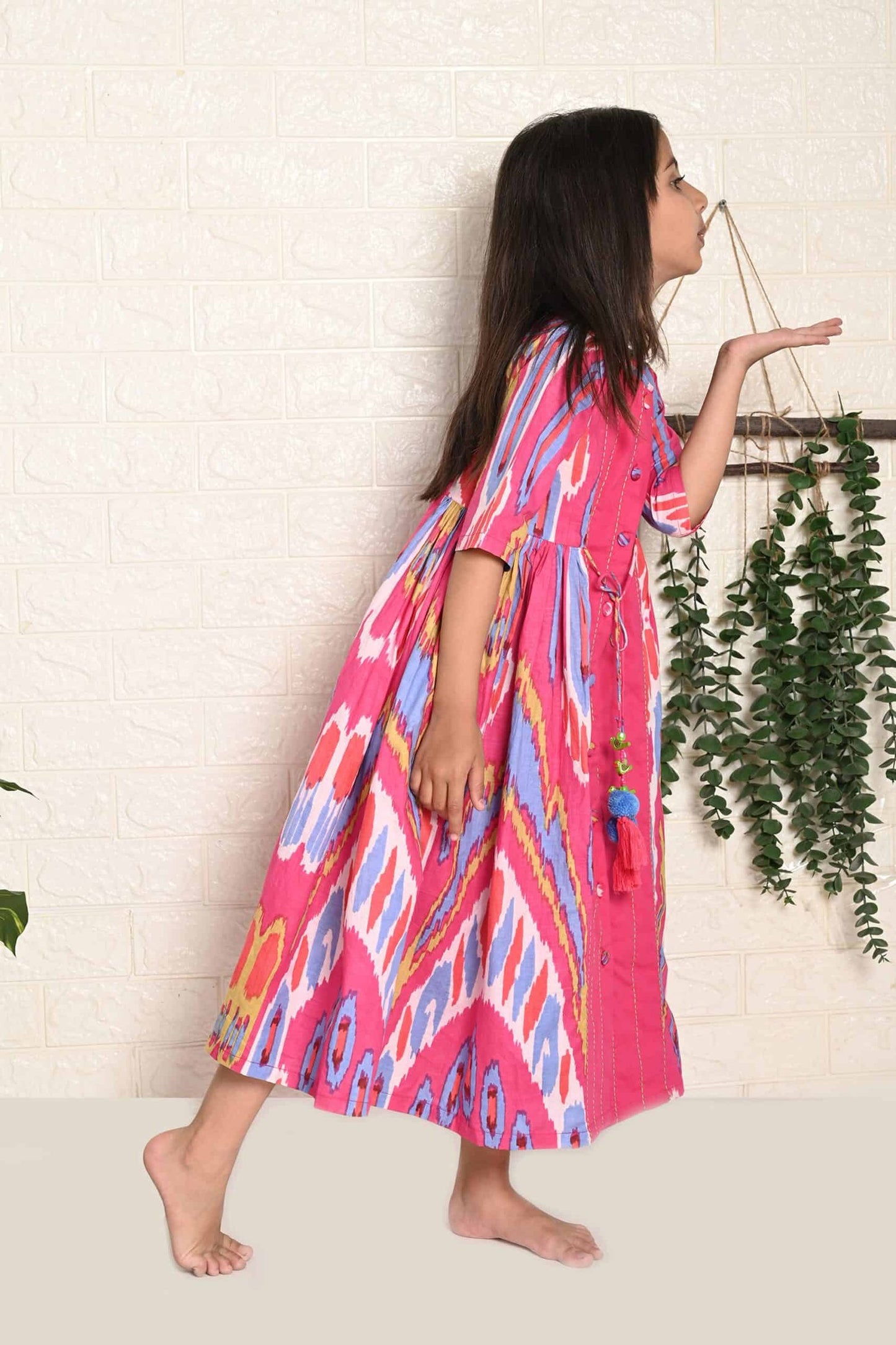 RAINBOW IKAT DRESS