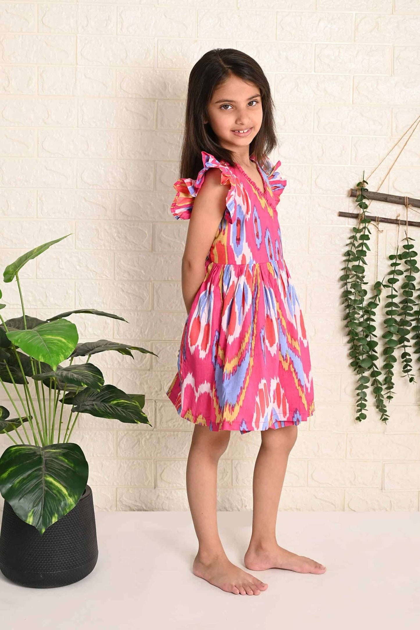 BOUQUET IKAT DRESS