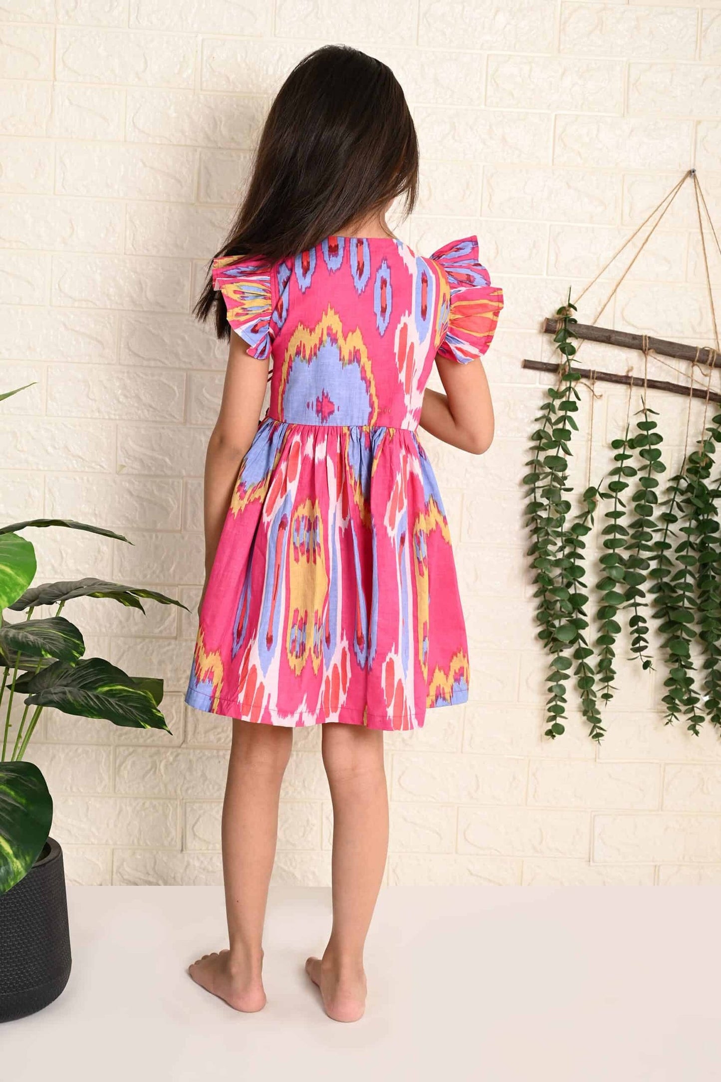 BOUQUET IKAT DRESS