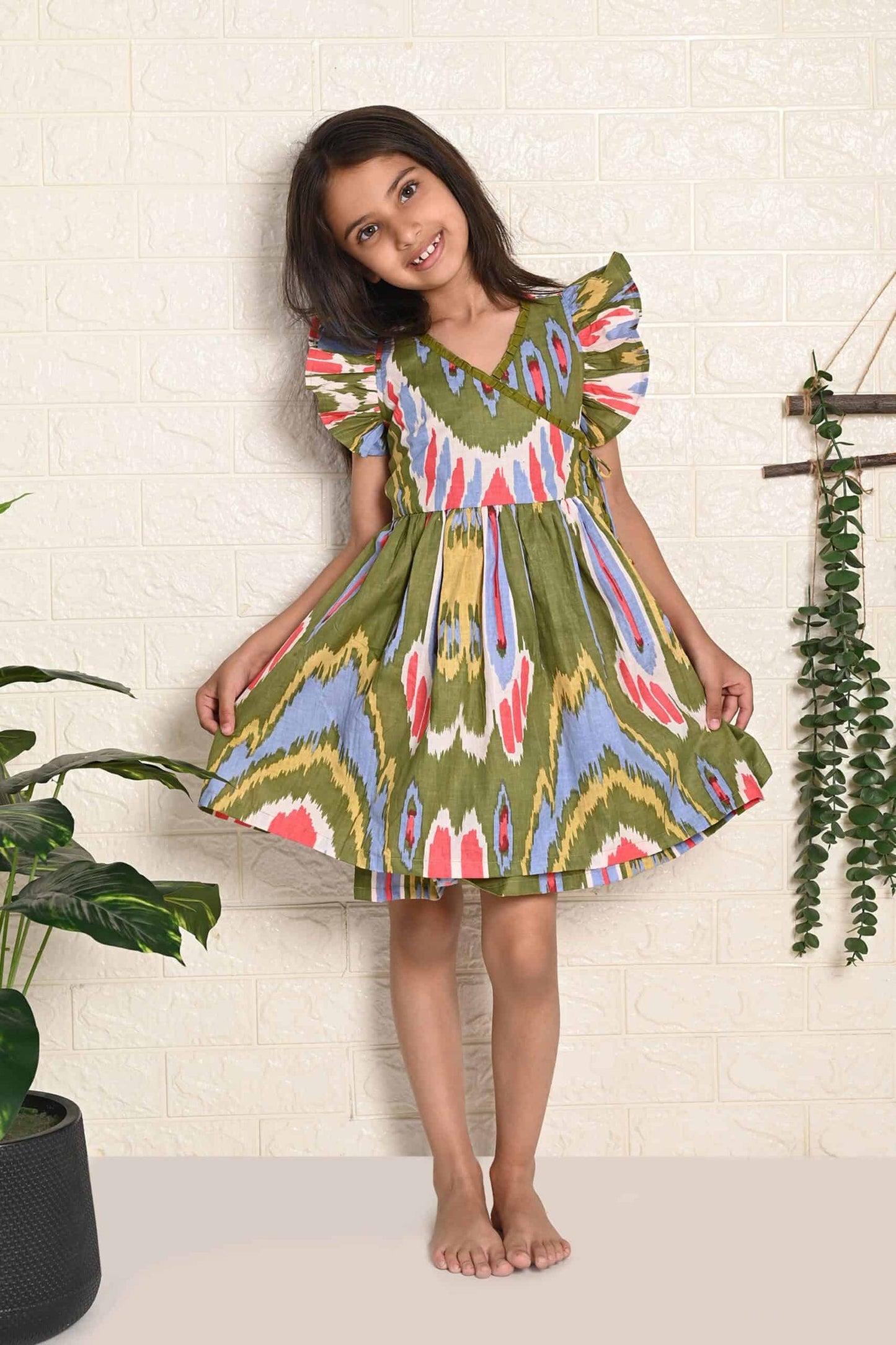 MAPLE IKAT DRESS