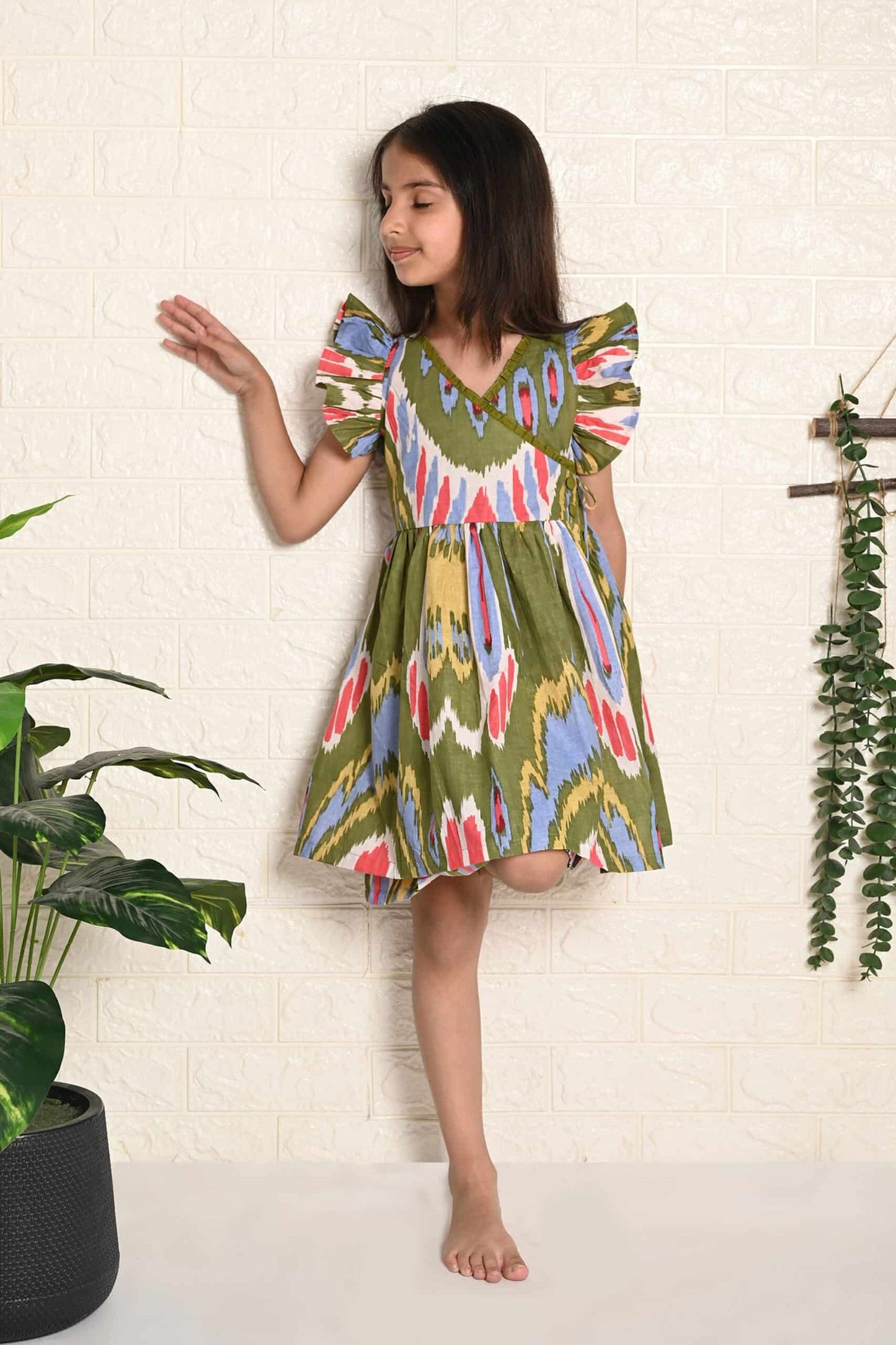 MAPLE IKAT DRESS