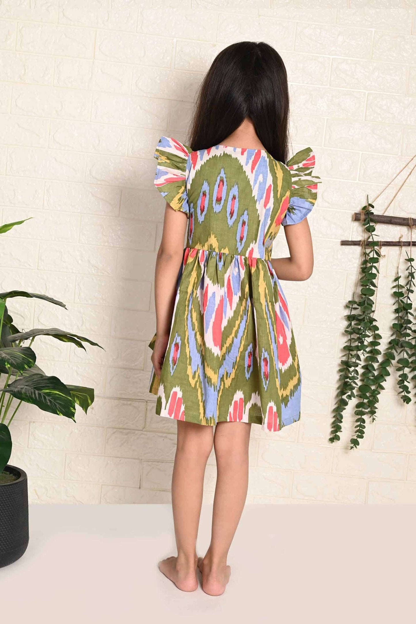 MAPLE IKAT DRESS
