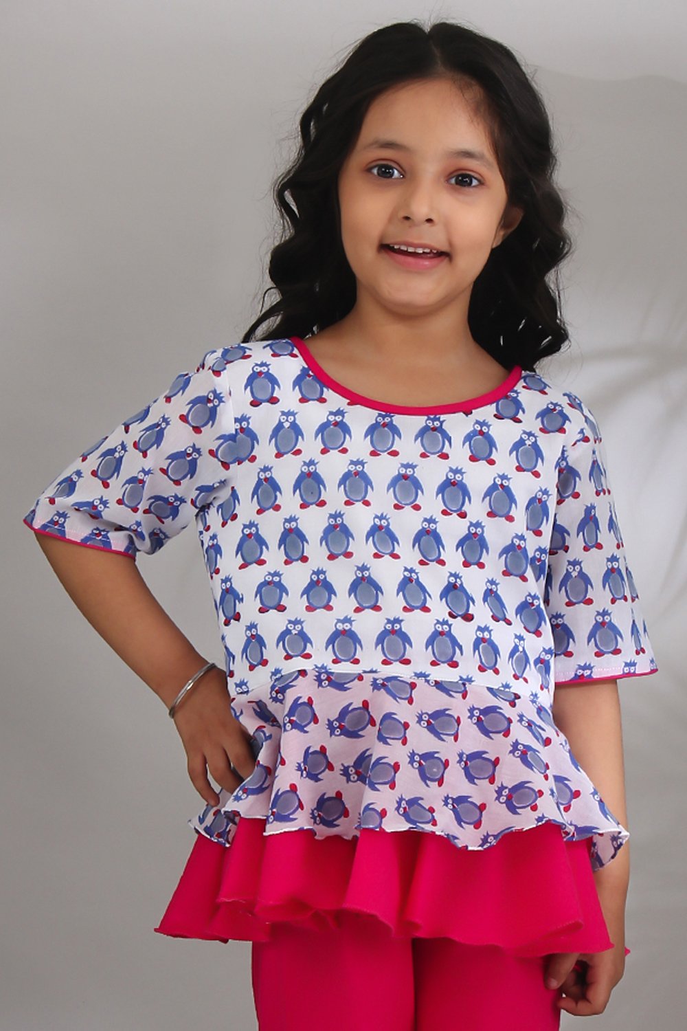 PENGUIN PEPLUM TOP