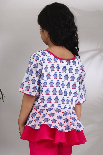 PENGUIN PEPLUM TOP