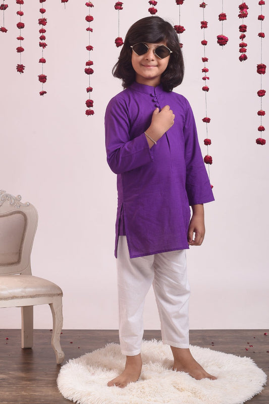 VIOLET KURTA SET