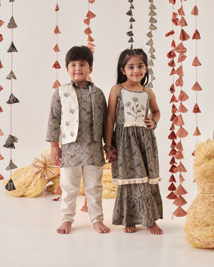 BOY 3 PC EMBROIDERY BANDI SET