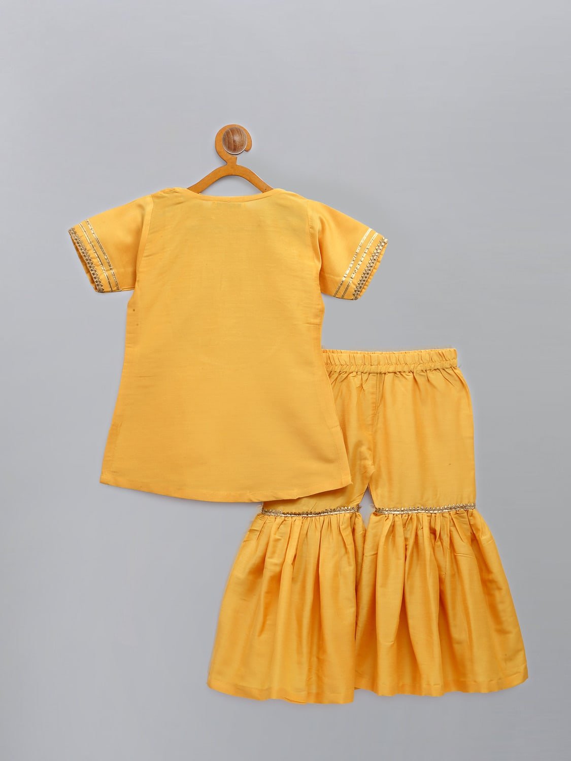 EID MUBARAK KURTA WITH SHARARA SET