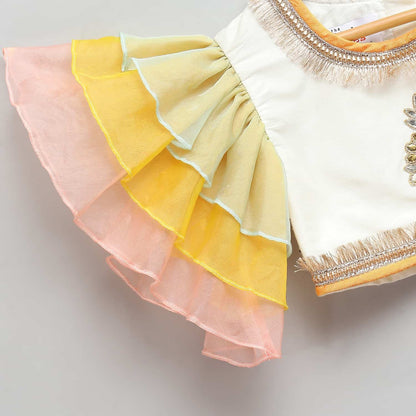 PASTEL MULTI COLORS LEHENGA SET